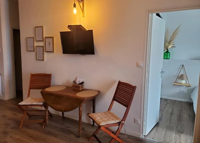 Le Rive-Gauche appartement tout équipé, 2 chambres à 2 pas de la gare -- WiFi - TV connectée